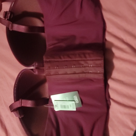 TORRID CURVE COLLECTION LONGLINE PUSH-UP STRAPLESS BRA:PINK/PURPLE: NWT: SZ 42C - Picture 4 of 4
